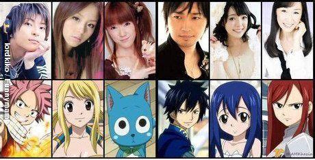 fairy tail cast anime|fairy tail japanese cast.